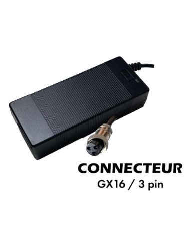 Chargeur 60V (67.2V) 2A (connecteur GX16-3)