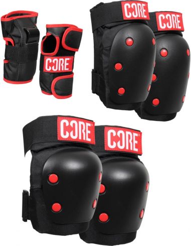  Kit de Protections Skate CORE