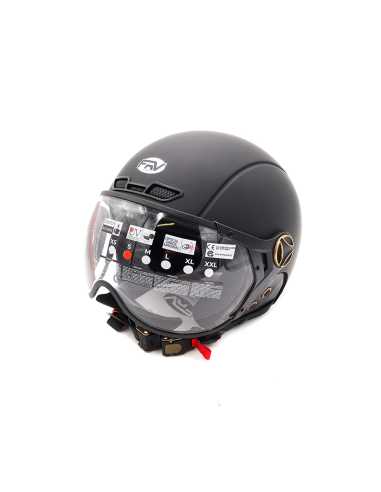 Casque JET FRV Noir Mat