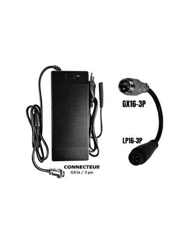 Chargeur 60V (67.2V) 2A (connecteur LP16-3)