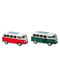 Miniature VW T1 bus Volkswagen vert en métal (7 cm)